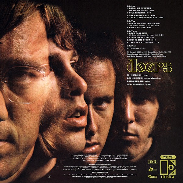 The Doors The Doors 2LP 45rpm 180g Vinyl Doug Sax Bruce Botnick