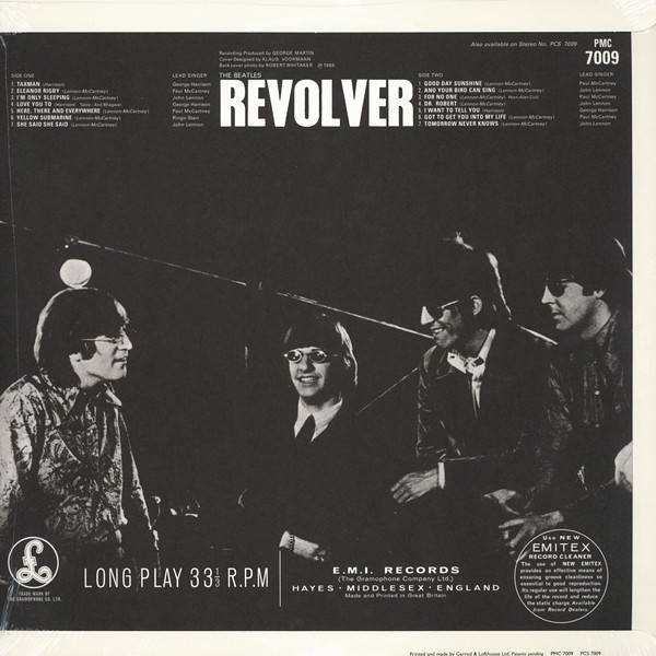 The Beatles Revolver MONO LP 180 Gram Vinyl All Analog Mastering Apple  Records 2014 EU - Vinyl Gourmet