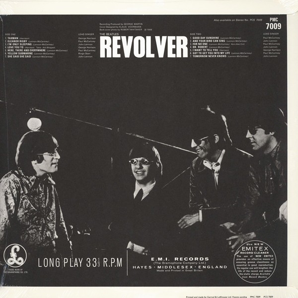 The Beatles Revolver MONO LP 180 Gram Vinyl All Analog Mastering